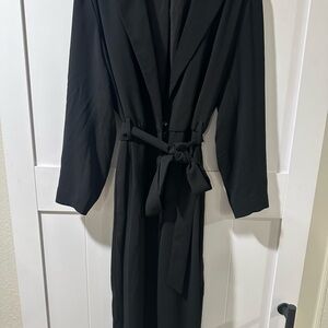 Elegant Black Belted Jumpsuit- H and M